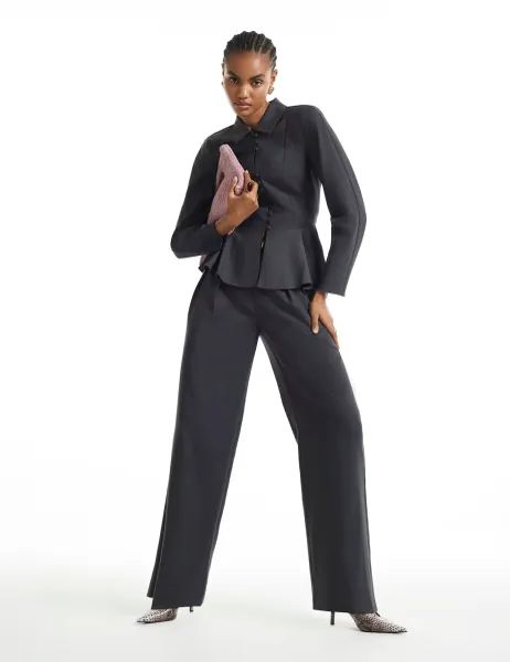 River Island Belted Wide Leg Trousers