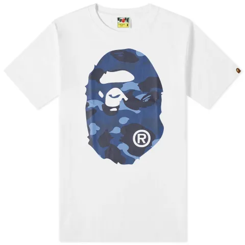 Colour Camo Big Ape Head T-Shirt
