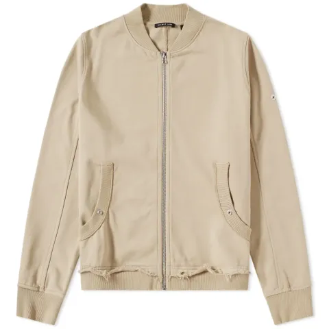 Distressed Bomber Jacket