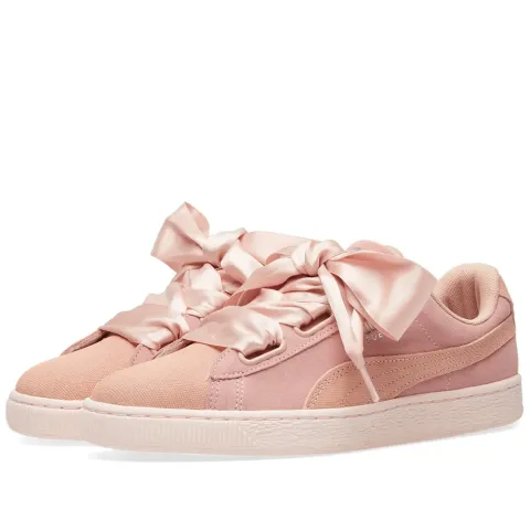 Suede Heart Pebble W
