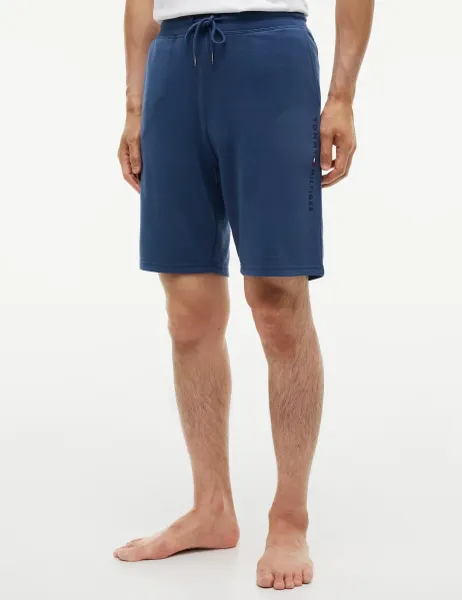 Tommy Hilfiger The Original Loungetrack Cotton Blend Jersey Shorts Blue
