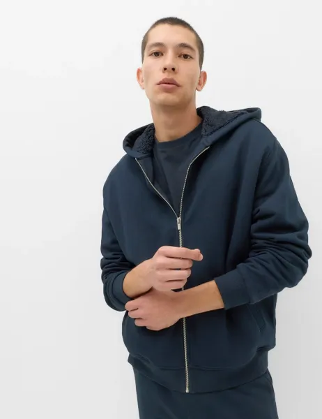 Marks & Spencer Fleece Lined Long Sleeve Zip Up Hoodie