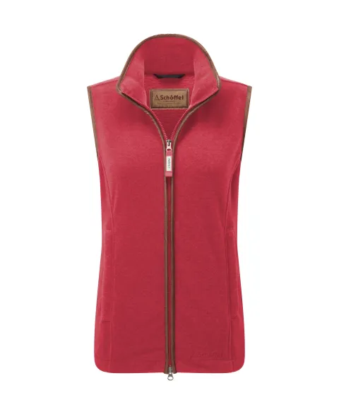 Schöffel Country Lyndon Fleece Gilet - Pomegranate