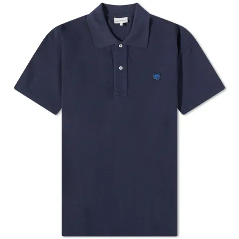 Tonal Fox Head Patch Comfort Polo