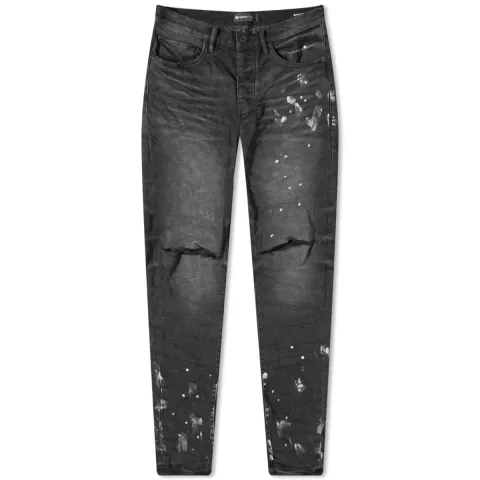 Skinny Knee Slit Jean