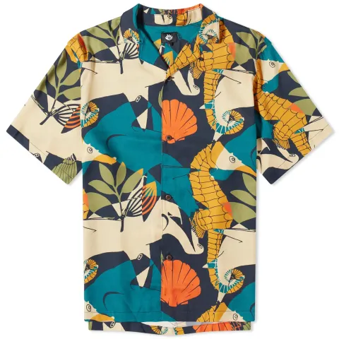 Deep Short Sleeve Vacation Shirt