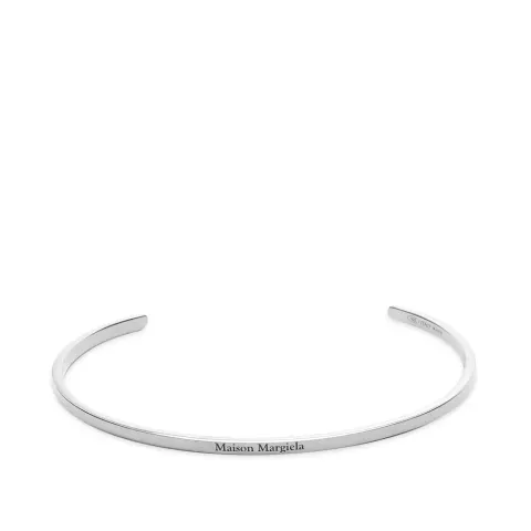 Slim Text Logo Bangle
