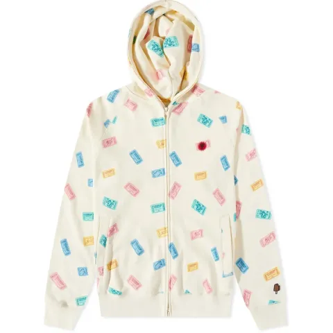 Raffle Ticket Zip Hoodie