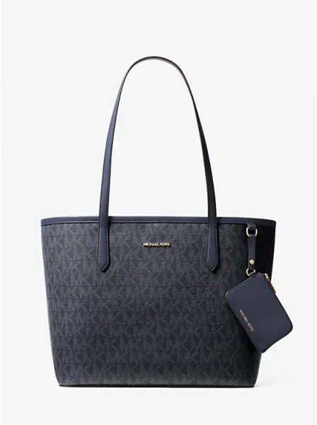 Michael Kors Jet Set Large Signature Logo Tote Bag