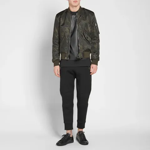 Leather Panel Tee