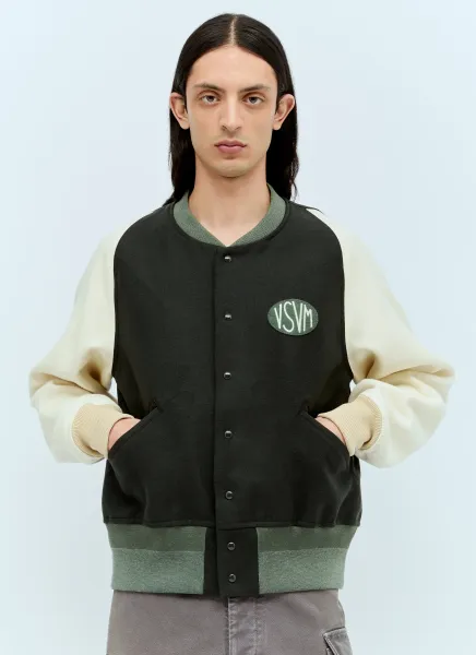 Logo Patch Varsity Jacket