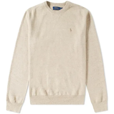 Knitted Sports Crew Neck Sweat