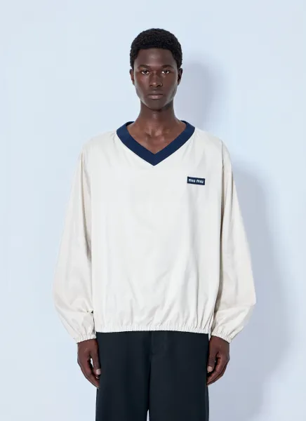 Technical Pongé Sweatshirt