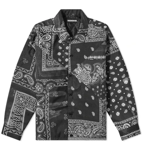 Bandana Chopped Shirt Jacket