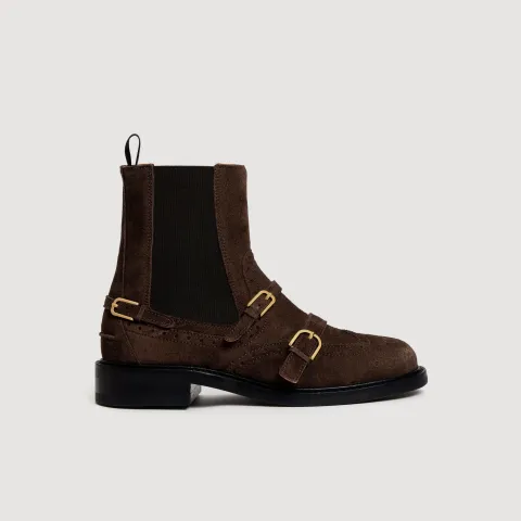 Buckle Chelsea boots