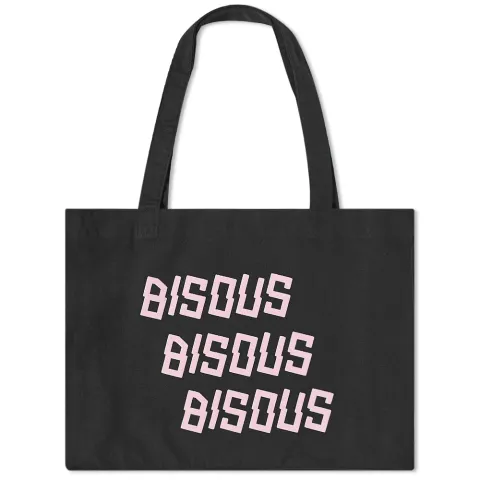 Bisous Logo x 3 Tote