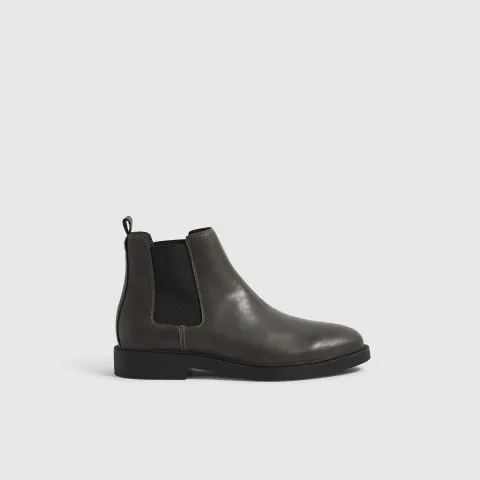 River Island Faux Leather Chelsea Boots
