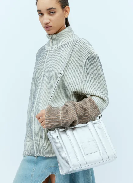 Metallic Small Tote Bag