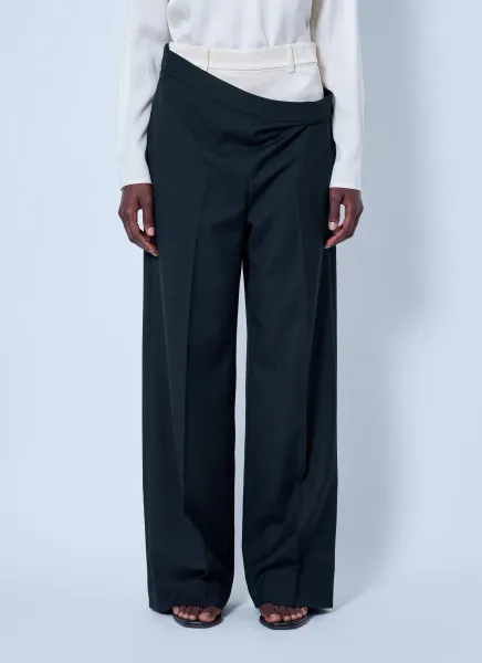 Double Waistband Trousers