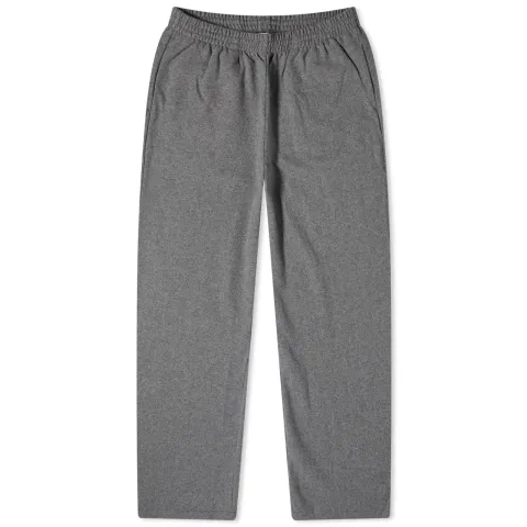 Wool Jersey Wide Leg Loose Track Pants