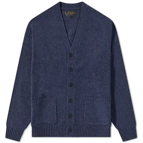 7G Elbow Patch Cardigan
