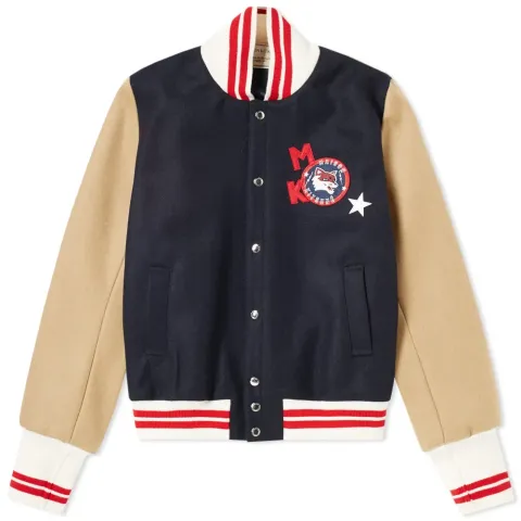 Maison Kitsuné Bicolour Teddy Jacket