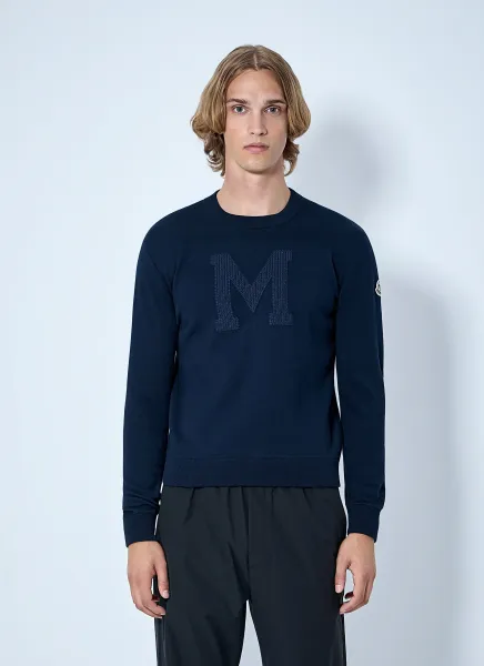 Embroidered Logo Sweater