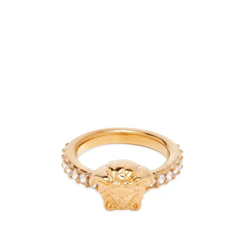 Small Medusa Head Crystal Ring