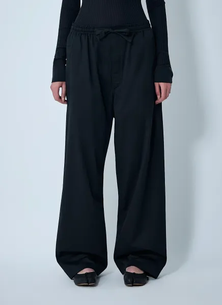 Lightweight Cotton Satin Pants