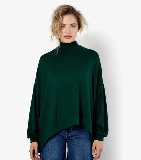Women's Dark Green Soft Touch Jumper