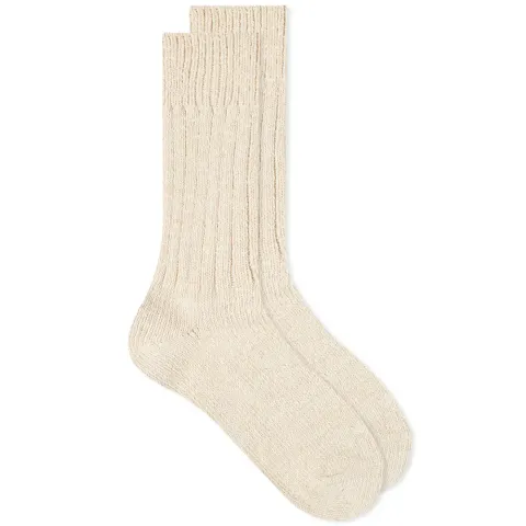 Low Gauge Slub Crew Sock