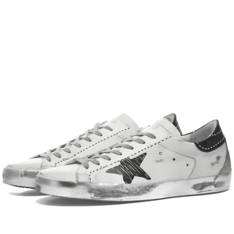 Super-Star Leather Metal Logo Sneaker