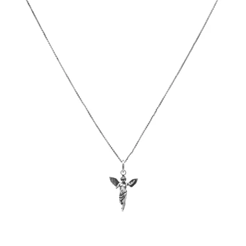Angel Charm Long Pendant Necklace