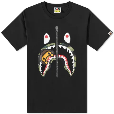 1St Camo Milo Shark T-Shirt