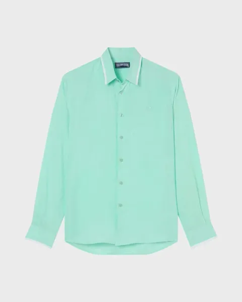 Vilebrequin Men Linen Shirt Solid