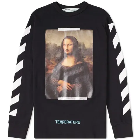 Long Sleeve Diagonal Monalisa Tee
