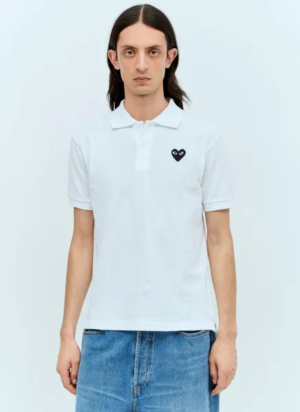 Logo Patch Polo Shirt