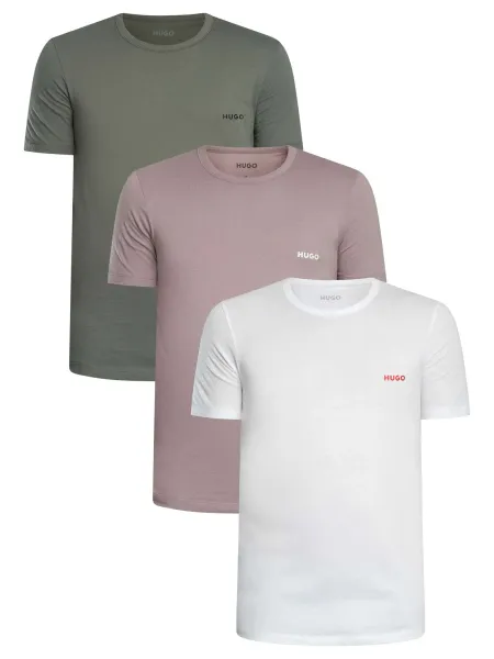 HUGO 3 Pack Crew Lounge T-Shirt