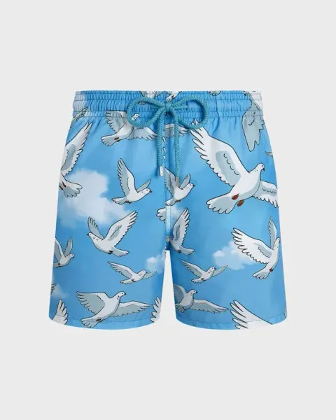 Vilebrequin Men Swim Shorts Doves