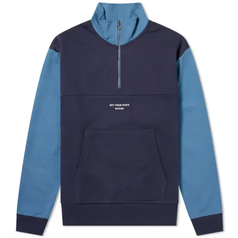 Half Zip Not From Paris Madame Sweat
