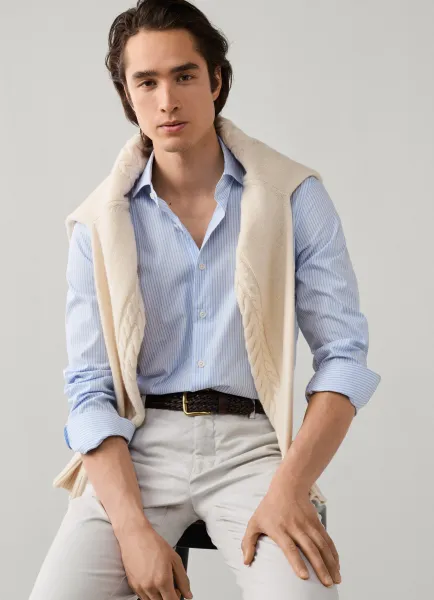 Classic Fit Formal Tailor Stripe Shirt
