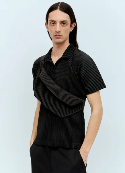 Pleated Crossbody Bag
