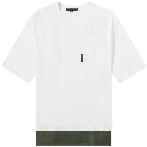 Nylon Hem Pocket T-Shirt