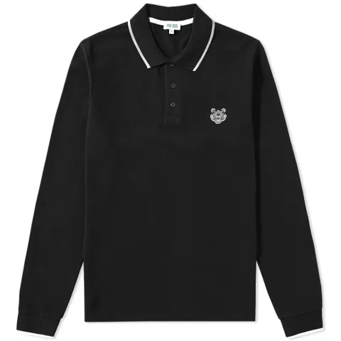 Long Sleeve Tiger Polo