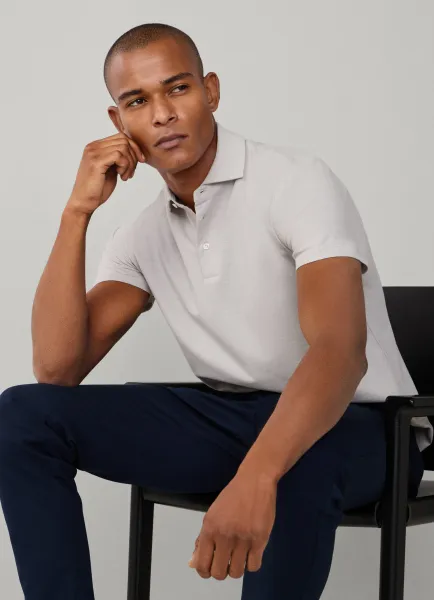 Classic Fit Short Sleeve Oxford Pique Polo