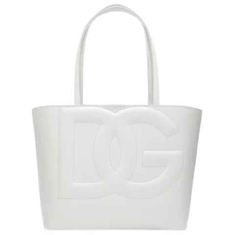 Logo Leather Tote
