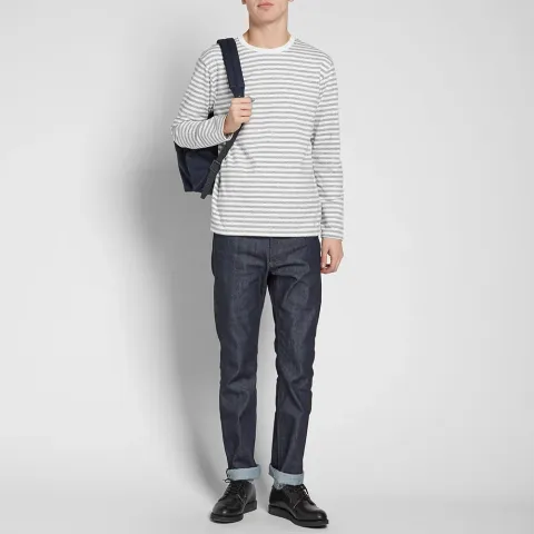 CoolMax Long Sleeve Stripe Jersey Tee