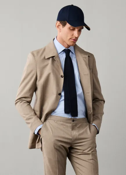 Hackett Relaxed Fit Wool Travel Drawcord Trouser