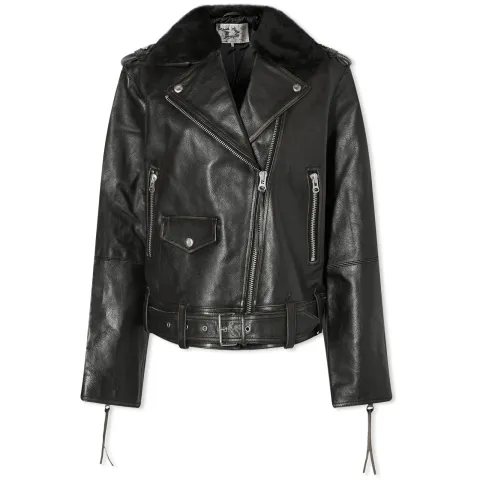Greta Biker Leather Jacket