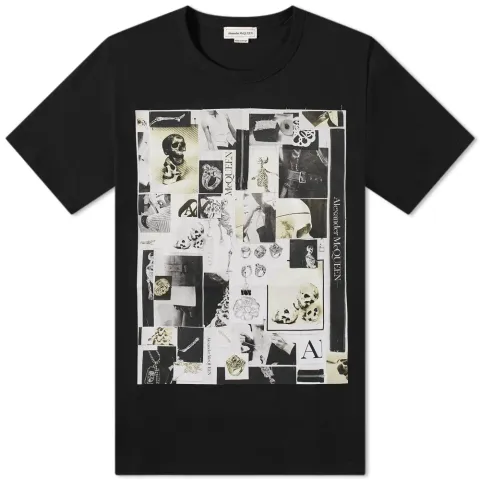 Skulls Montage Print T-Shirt